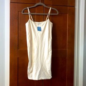 Free People skinny strap seamless mini slip Size M/L